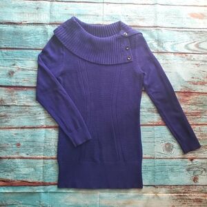 Style & Co indigo blue sweater size medium